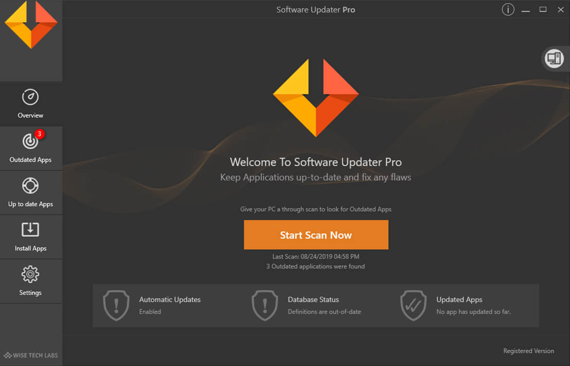 Software Updater Pro screenshot Software Updater Pro screenshot